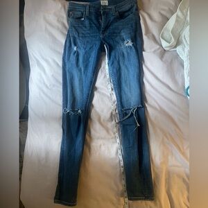Hudson jeans ripped distressed size 27 skinny